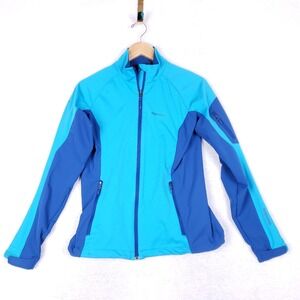 Marmot Gore Windstopper Softshell Jacket Blue Full Zip Hiking Outdoor M.